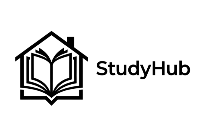 StudyHub — logo negru
